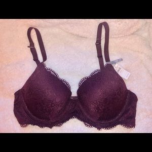 Aerie Real Happy Plunge Push-Up Bra